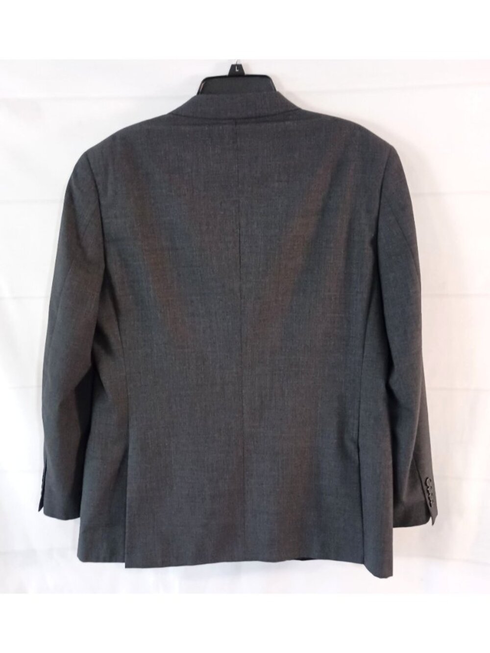 Louis Raphael Luxe Gray Wool Suit Jacket Blazer 42R Tailored Fit 3 Button - Picture 6 of 10